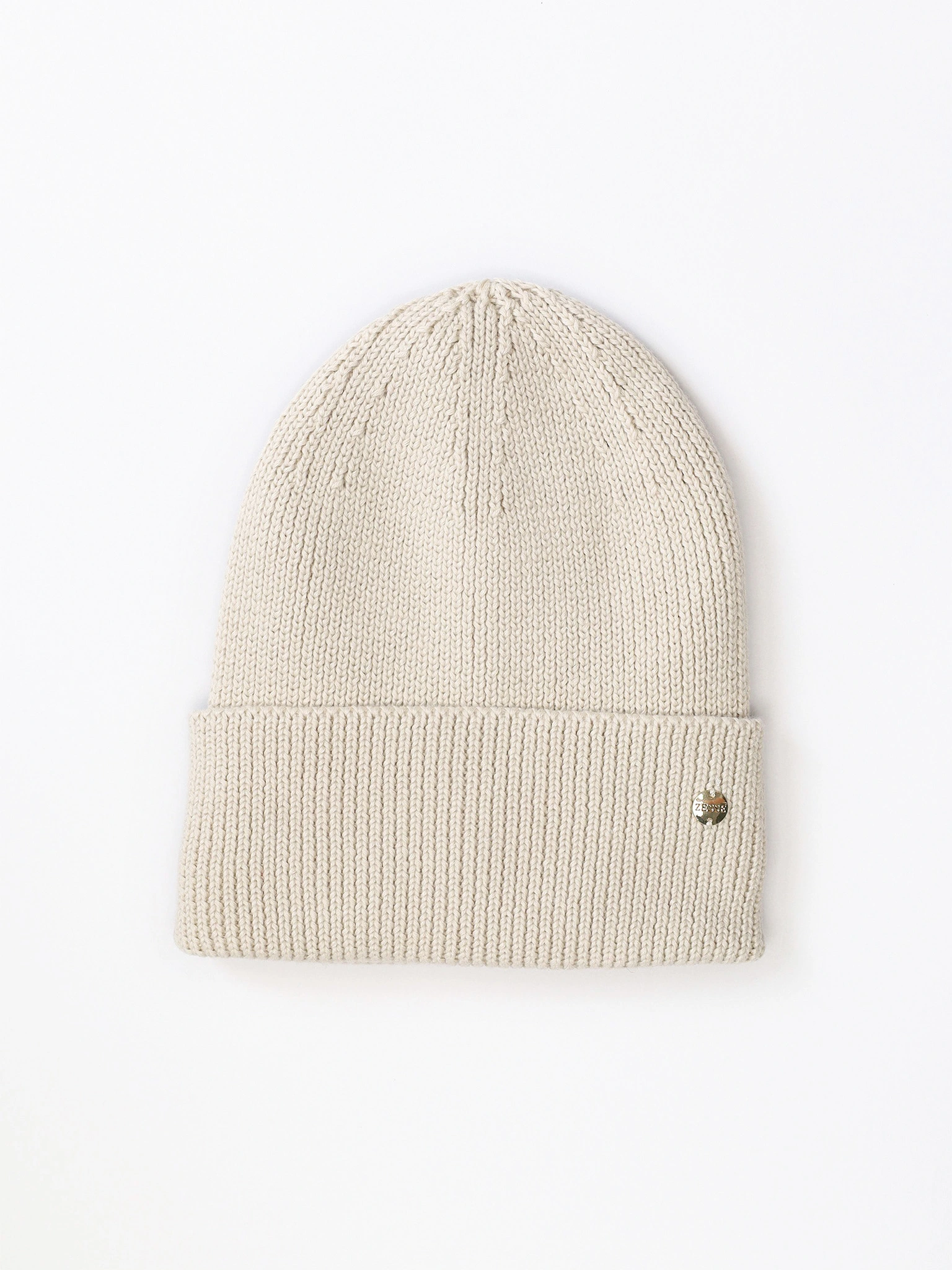 Шапка-бини в ассортименте с отворотом на подкладе